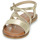 kengät Naiset Sandaalit ja avokkaat L'Atelier Tropézien SH312-PLATINUM Kulta