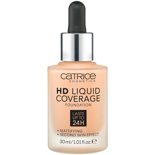 kauneus Naiset Meikinpohjustusvoiteet Catrice HD Coverage Liquid Foundation - 30 Sand Beige Beige