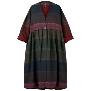 vaatteet Naiset Paksu takki Wendy Trendy Coat 110829 - Rainbow Monivärinen