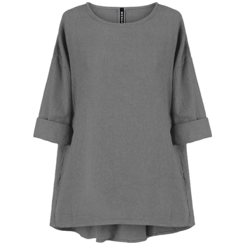 vaatteet Naiset Topit / Puserot Wendy Trendy Top 221338 - Grey Harmaa