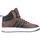 kengät Miehet Tennarit adidas Originals HOOPS 3.0 MID WTR Ruskea