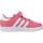 kengät Tytöt Matalavartiset tennarit adidas Originals BREAKNET EL C Vaaleanpunainen
