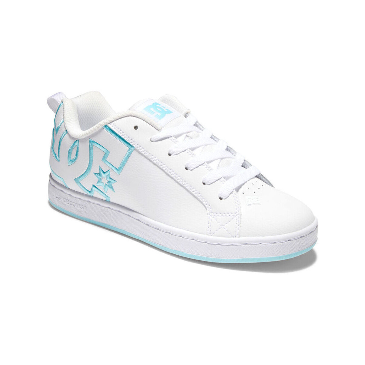 kengät Naiset Tennarit DC Shoes Court graffik 300678 WHITE/WHITE/BLUE (XWWB) Valkoinen
