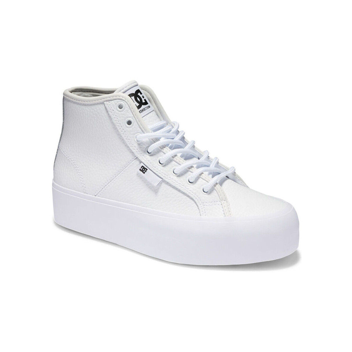 kengät Naiset Tennarit DC Shoes Manual hi wnt ADJS300286 WHITE/WHITE (WW0) Valkoinen