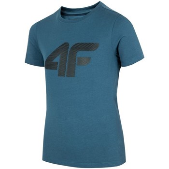 vaatteet Pojat Lyhythihainen t-paita 4F JTSM002 Sininen
