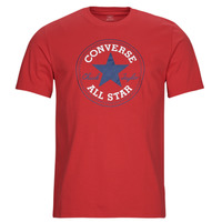 vaatteet Miehet Lyhythihainen t-paita Converse GO-TO ALL STAR PATCH LOGO Punainen