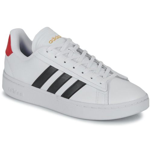 kengät Miehet Matalavartiset tennarit Adidas Sportswear GRAND COURT ALPHA Valkoinen / Musta / Punainen