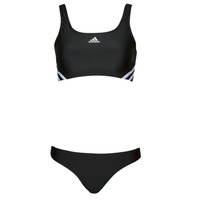 vaatteet Naiset Kaksiosainen uimapuku adidas Performance 3S SPORTY BIK Musta