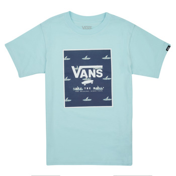 vaatteet Pojat Lyhythihainen t-paita Vans PRINT BOX KIDS Sininen