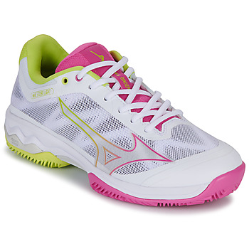 kengät Naiset Tenniskengät Mizuno WAVE EXCEED LIGHT PADEL Valkoinen / Vaaleanpunainen / Keltainen