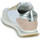 kengät Naiset Matalavartiset tennarit Philippe Model TRPX LOW WOMAN Valkoinen / Beige / Vaaleanpunainen