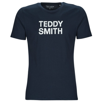 vaatteet Miehet Lyhythihainen t-paita Teddy Smith TICLASS BASIC MC Laivastonsininen