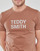 vaatteet Miehet Lyhythihainen t-paita Teddy Smith TICLASS BASIC MC Ruskea