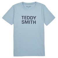 vaatteet Pojat Lyhythihainen t-paita Teddy Smith TICLASS 3 MC JR Sininen / Clear