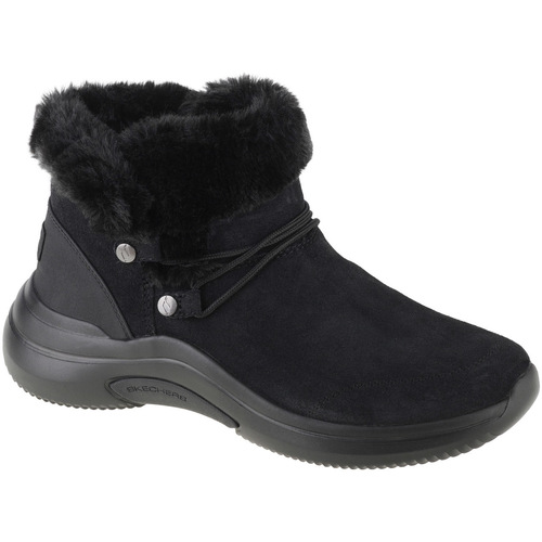 kengät Naiset Bootsit Skechers On The Go Midtown-Cozy Vibes Musta