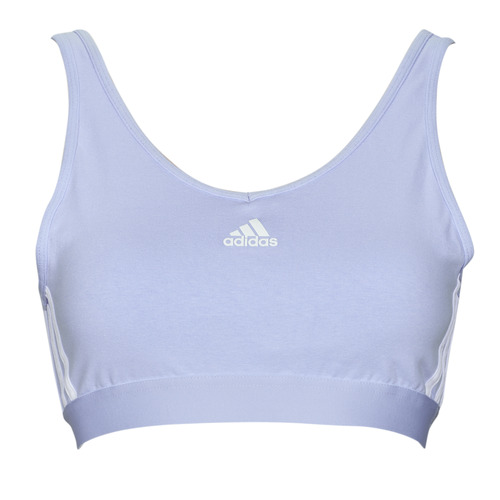 vaatteet Naiset Urheiluliivit Adidas Sportswear 3S CRO Sininen