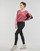 vaatteet Naiset Svetari Adidas Sportswear 3S CR SWT Viininpunainen / Vaaleanpunainen