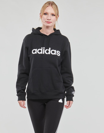 vaatteet Naiset Svetari Adidas Sportswear LIN FT HD Musta