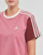 vaatteet Naiset Lyhythihainen t-paita Adidas Sportswear 3S CR TOP Viininpunainen / Vaaleanpunainen