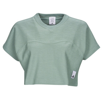 vaatteet Naiset Lyhythihainen t-paita Adidas Sportswear LNG LFT TEE Vihreä