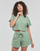 vaatteet Naiset Lyhythihainen t-paita Adidas Sportswear LNG LFT TEE Vihreä