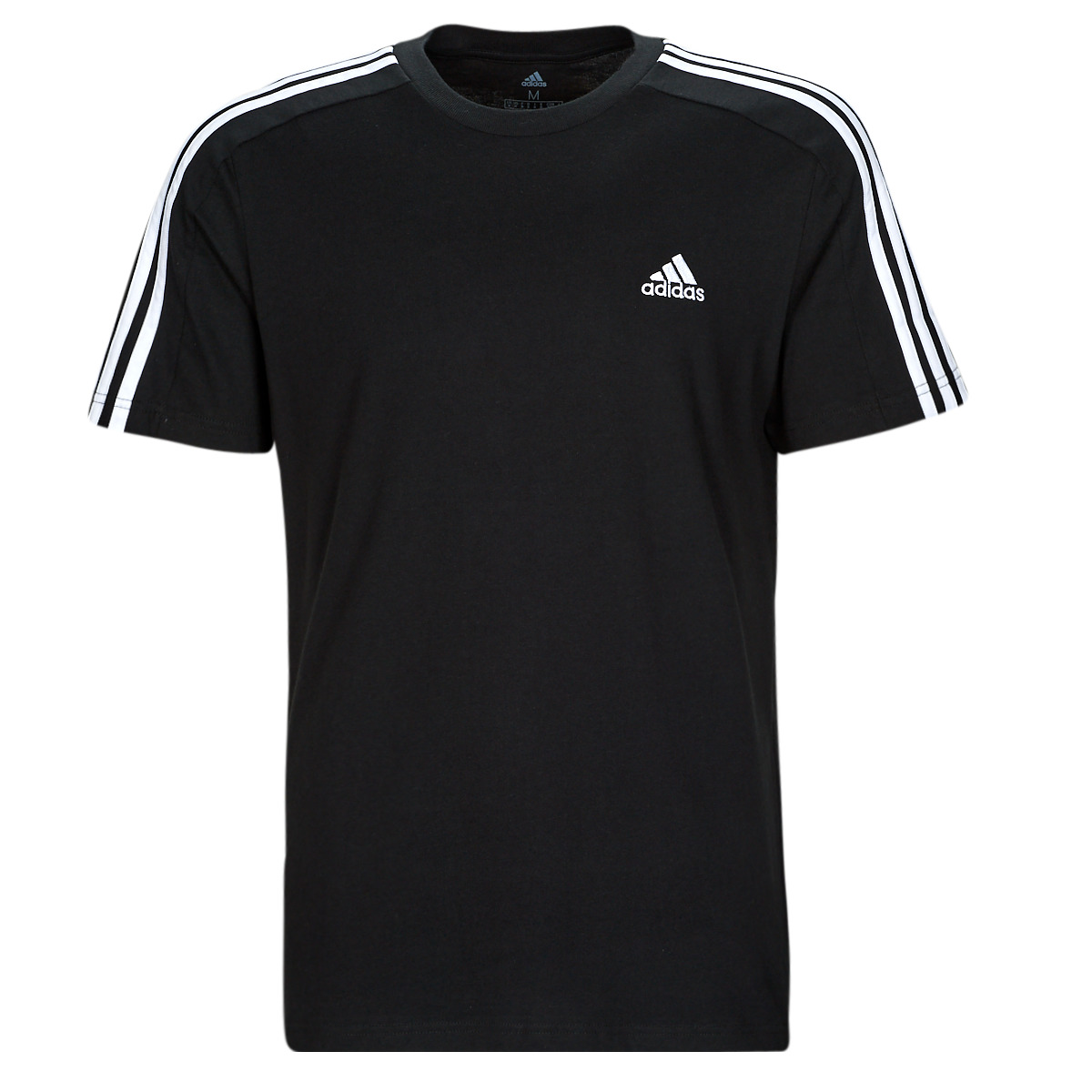 vaatteet Miehet Lyhythihainen t-paita Adidas Sportswear 3S SJ T Musta