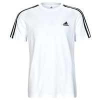 vaatteet Miehet Lyhythihainen t-paita Adidas Sportswear 3S SJ T Valkoinen