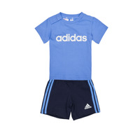 vaatteet Lapset Kokonaisuus Adidas Sportswear I LIN CO T SET Sininen