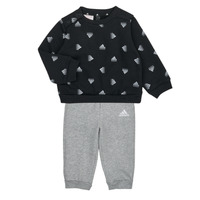 vaatteet Pojat Kokonaisuus Adidas Sportswear I BLUV FL JOG Musta