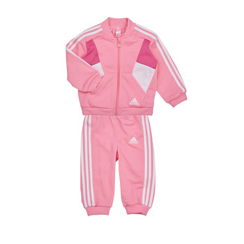 vaatteet Tytöt Kokonaisuus Adidas Sportswear I 3S CB TS Vaaleanpunainen