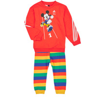vaatteet Lapset pyjamat / yöpaidat Adidas Sportswear I DY MM JOG Punainen