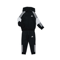 vaatteet Lapset Verryttelypuvut Adidas Sportswear LK 3S TS Musta
