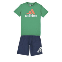 vaatteet Lapset Kokonaisuus Adidas Sportswear LK BL CO T SET Sininen / Vihreä