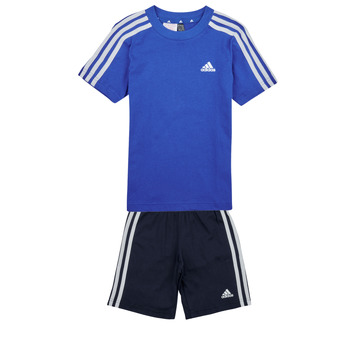 vaatteet Pojat Kokonaisuus Adidas Sportswear LK 3S CO T SET Sininen