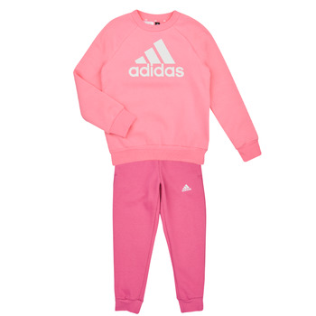 vaatteet Tytöt Verryttelypuvut Adidas Sportswear LK BOS JOG FL Vaaleanpunainen