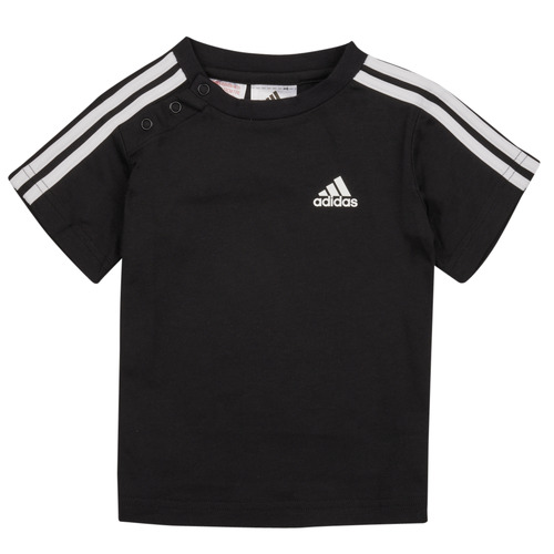 vaatteet Pojat Lyhythihainen t-paita Adidas Sportswear IB 3S TSHIRT Musta