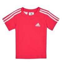 vaatteet Lapset Lyhythihainen t-paita Adidas Sportswear IB 3S TSHIRT Vaaleanpunainen / Puissant