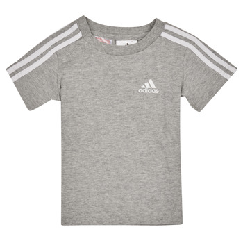 vaatteet Lapset Lyhythihainen t-paita Adidas Sportswear IB 3S TSHIRT Kanerva / Harmaa