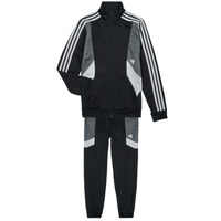 vaatteet Pojat Verryttelypuvut Adidas Sportswear 3S CB TS Musta
