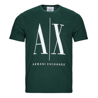 vaatteet Miehet Lyhythihainen t-paita Armani Exchange 8NZTPA Vihreä