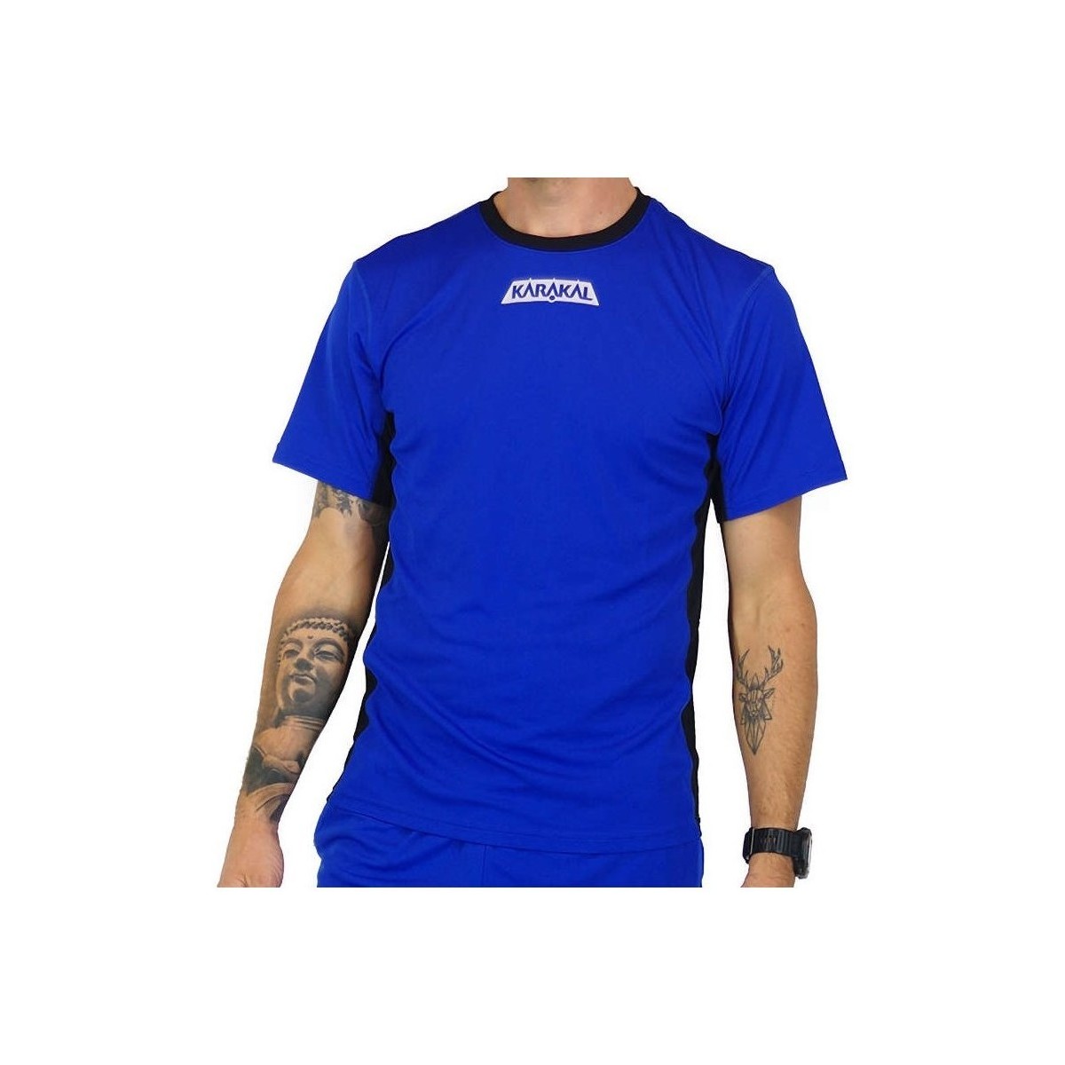 vaatteet Miehet Lyhythihainen t-paita Karakal Pro Tour Tee Sininen