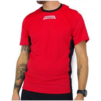 vaatteet Miehet Lyhythihainen t-paita Karakal Pro Tour Tee Punainen