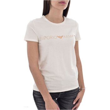 vaatteet Naiset T-paidat & Poolot Emporio Armani 164272 2F225 Valkoinen