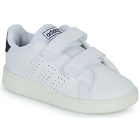 kengät Lapset Matalavartiset tennarit Adidas Sportswear ADVANTAGE CF I Valkoinen / Laivastonsininen