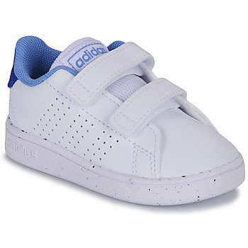 kengät Lapset Matalavartiset tennarit Adidas Sportswear ADVANTAGE CF I Valkoinen / Sininen