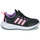 kengät Tytöt Matalavartiset tennarit Adidas Sportswear FortaRun 2.0 EL K Musta / Vaaleanpunainen