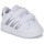 kengät Tytöt Matalavartiset tennarit Adidas Sportswear GRAND COURT 2.0 CF Valkoinen / Hopea
