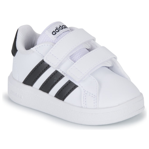 kengät Lapset Matalavartiset tennarit Adidas Sportswear GRAND COURT 2.0 CF Valkoinen / Musta