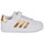 kengät Tytöt Matalavartiset tennarit Adidas Sportswear GRAND COURT 2.0 EL Valkoinen / Kulta