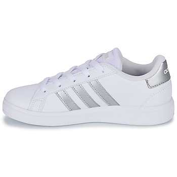 Adidas Sportswear GRAND COURT 2.0 K Valkoinen / Hopea